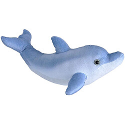 Wild Republic peluche Living Ocean Dauphin de 40 cm bleu 