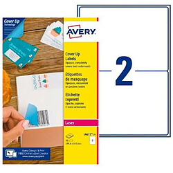 Etiquettes pour Imprimante Avery L4611 199,6 x 143,5 mm Blanc 25 Volets (5 Unités)