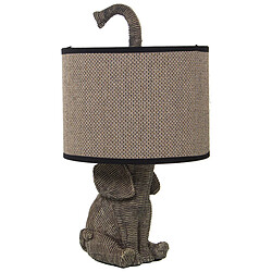 Lampe de bureau Alexandra House Living Multicouleur Céramique 30 x 37 x 30 cm 