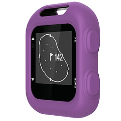 Wewoo Boîtier de montre Housse de protection en silicone pour Garmin Approach G10 Golf Violet 