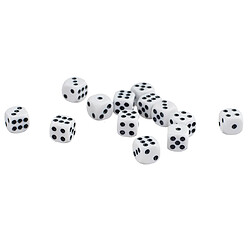 100 Pièces 12mm Opaques Six Faces D6 Spot Dice Games Pour Donjons Et Dragons