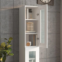 Acheter Maison Chic Armoire murale suspendue,Meuble de Rangement pour salon,cuisine Blanc 34,5x34x90 cm -MN82066