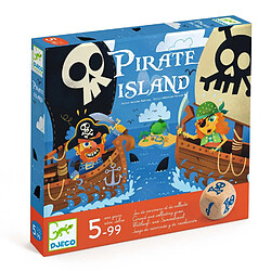 Djeco Jeu de parcours et de collecte Pirate Island