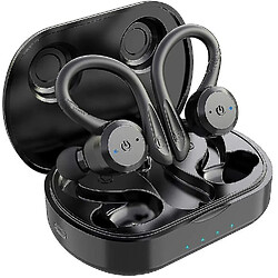 Universal Ecouteurs sport TWS casque True Wireless Bluetooth 5.0 Sports Earbuds, IPX7 étanche à l'eau machine rouge @ 