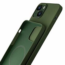 Acheter Max Protection Apple iPhone 13 - 3mk Hardy Silicone MagCase Alphine Green