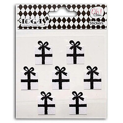 TOGA Stickers cadeaux noirs & blancs 