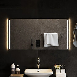 Maison Chic Miroir à LED,Miroir Lumineux LED pour salle de bain,Miroir decoration 100x50 cm -MN10482