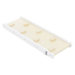 Toboggan pour triangle d'escalade avec 7 poignées à accrocher 94x32x7 cm Blanc en bois Joyz Joyz toboggan pour triangle d'escalade avec 7 prises, blanc, planche de glisse pour portique d'escalade, rampe d'escalade en bois pour arc d'escalade, triangle Pikler, jouet Montessori, toboggan en bois intérieur pour bébé à partir de 1 an