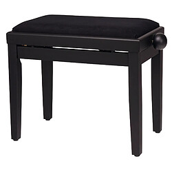 Classic Cantabile Banquette pour piano (noir, dépoli), bois massif