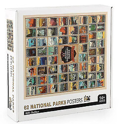 Avis Universal 62 Parcs nationaux Logo Puzzle Puzzle,, Décompression pédagogique Puzzle, Décoration murale 1000 pièces