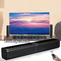 Wewoo Enceinte Bluetooth Barre de son sans fil Home TV BKS-33 5.0Support TFAmovible et SpliceEffet stéréo 3D