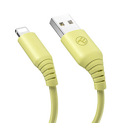 Avis Câble de données en silicone Tellur, USB vers Lightning, 3A, 1m, jaune