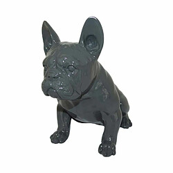 Paris Prix Statue Déco Bouledogue Dogs 20cm Gris