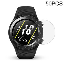 Wewoo Protection écran 50 PCS pour Huawei Watch2 2018 0.26mm 2.5D film de verre trempé