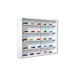 Links Vitrine de collection - Blanc - Meuble de rangement