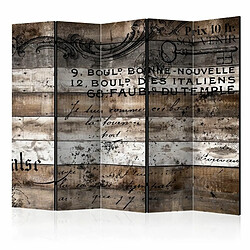 Paris Prix Paravent 5 Volets Old Vineyard II 172x225cm