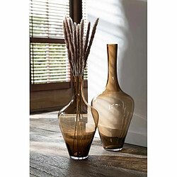 Paris Prix Vase Design en Verre Joni 50cm Marron Ambre