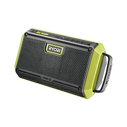 RYOBI Enceinte Bluetooth 18V - 2 haut-parleurs 15 W - port de charge USB 2,1 A