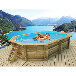 Habitat Et Jardin Piscine bois Miami 120 - 4.86 x 3.36 x 1.20 m