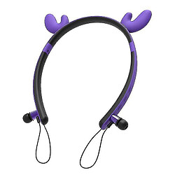 Universal Casque Bluetooth Cat Ear (violet) 