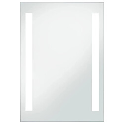 vidaXL Miroir mural à LED pour salle de bains 60x80 cm