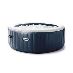 Intex Pure spa 4 places navy rond - bulles, led couleur