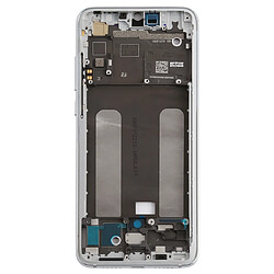 Wewoo Boîtier avant LCD Frame Bezel Plate pour Xiaomi Mi CC9 / 9 Lite Silver