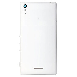 Wewoo Coque arrière blanc pour Sony Xperia T3 couverture arrière