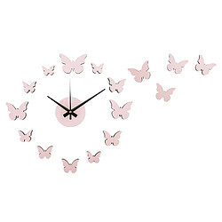 Karlsson Horloge murale Papillons - Rose Karlsson - Horloge murale Papillons - Rose - Design