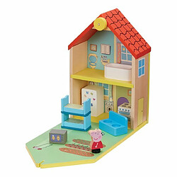 Ludendo Peppa Pig - Maison Classique en Bois avec 2 personnages