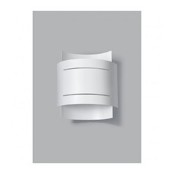 Luminaire Center Applique murale Hestia Up Acier blanc 1 ampoule 23cm