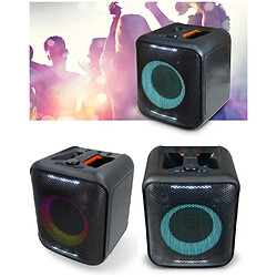 NEDIS Enceinte Bluetooth SONO portable sans fil Stéréo KARAOKE TYPE JBL Effets LED TWS 150W USB MEGA BASS