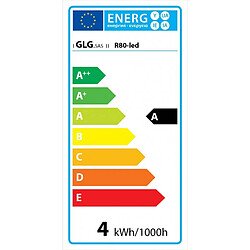 Avis Desineo Ampoule vintage à LED 4W E27 R80 style Edison bulb