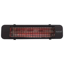 Sunred Chauffage suspendu Royal Diamond Dark 2500 W Noir