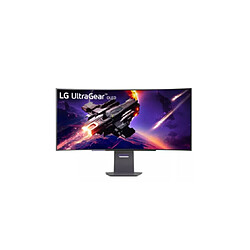 ECRAN LG 45" gaming Noir 21:9 OLED 0,03ms 240Hz UWQHD 3440x1440 Incurvé 275cd/m2 2xHDMI DP 3xUSB 3.0 Pied réglable inclin Orientation Hexagone Lumineux