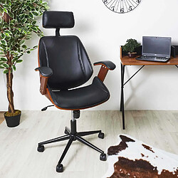 The Home Deco Factory Fauteuil de bureau réglable en hauteur Dean.