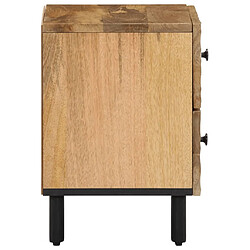 Acheter Maison Chic Table de chevet, Table de Nuit, Meuble de Rangement 40x33x46 cm Bois de manguier solide