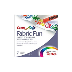 PentelArts pastel pour tissus PTS, étui carton de 7 (PTS-7) ()