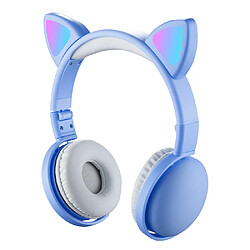 LED Cat Ear Headphones RGB Color Bluetooth 5.0 Casques antibruit Pliable Adultes Enfants Écouteurs avec Micro