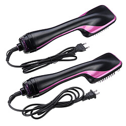 Universal Brosse à sèche-cheveux professionnelle 1000W 2 en 1 peigne à sèche-cheveux stylisant peigne à cheveux négatif lisse friseur à cheveux