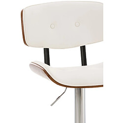 Non Tabouret de bar Sarnia simili cuir pas cher