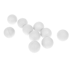 10 pièces PU Foam Sponge Golf Training Soft Balls Golf Practice Balls Blanc pas cher