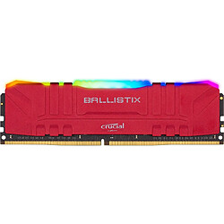 Crucial Ballistix Red - 2 x 32 Go - DDR4 3200 MHz - RGB - Rouge