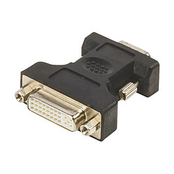 Appassionata Adaptateur VGA VGA Mâle - DVI-I 24 + 5 broches Femelle Noir