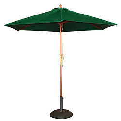 Parasol de Terrasse Vert Professionnel à Poulie de 3 m - Bolero 