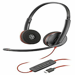 Koba Films Video Plantronics Blackwire 3200 Mono Filaire UC casque Stéréo USB-C