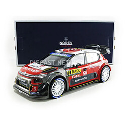 NOREV - 1/18 - CITROEN C3 WRC - WINNER CATALOGNE 2018 - 181631