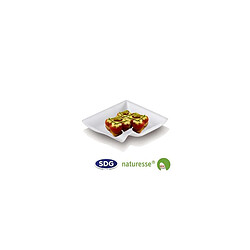 Sdg Usa Assiette en Pulpe de Cellulose Finger Food 8 à 15 cm - SDG - Lot de 500 - Pulpe de cellulose150x150 mm