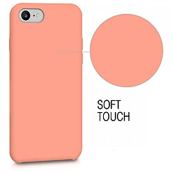 Avis LaCoqueFrançaise Coque iPhone 7/8/ iPhone SE 2020 Silicone Liquide toucher doux, Anti Chocs Corail