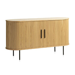 MAISON AUBERTIN Buffet bois naturel alba 140x45cm